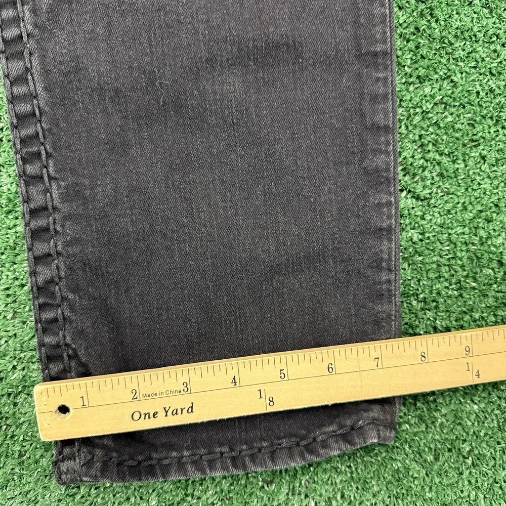 True Religion Geno Super T Men's Straight Denim Jeans Size 36x32 Black